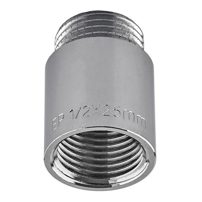 Подовжувач Europroduct EP.E025.Chr - 1/2"MF-25мм хром (EP6124)