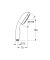 Ручний душ, 2 режими струменя Grohe New Tempesta Classic (26161001)