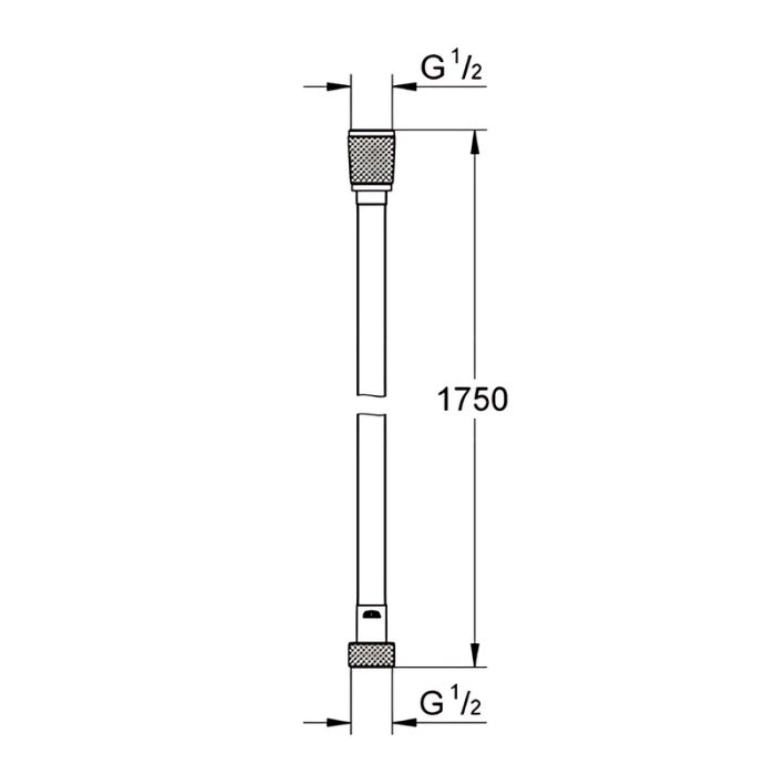 Душовий шланг Grohe Silverflex 1750 мм (28388KF1)