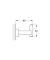 Гачок для халата Grohe Essentials Cube New (40511001)