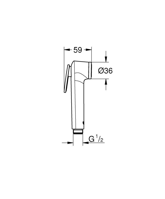 Лійка для гігієнічного душу Grohe Tempesta-F Trigger Spray (27512001)