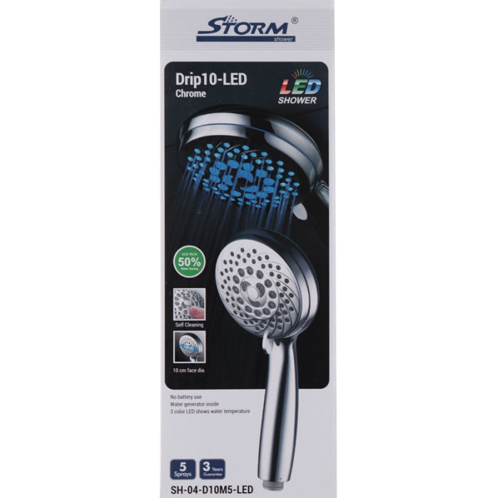 Лійка для душу Storm SH-04-D10M5-LED (ST0005)