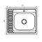 Мийка кухонна Zerix Z6060R-06-160MD (micro decor) (ZS0589)
