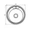 Мийка кухонна Zerix Z490-06-170MD (micro decor) (ZS0556)