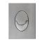 Панель змиву Koer KT-0606-01 157x198x10mm пластикова, кнопка закруглена (колір хром) (KR5342)