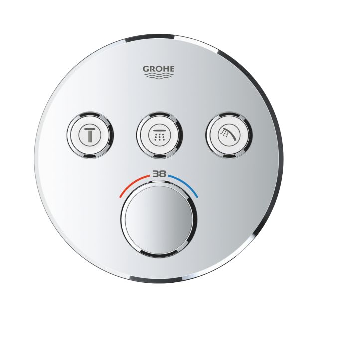 Термостат прихованого монтажу на 3 споживача Grohe Grohtherm SmartControl (29121000)