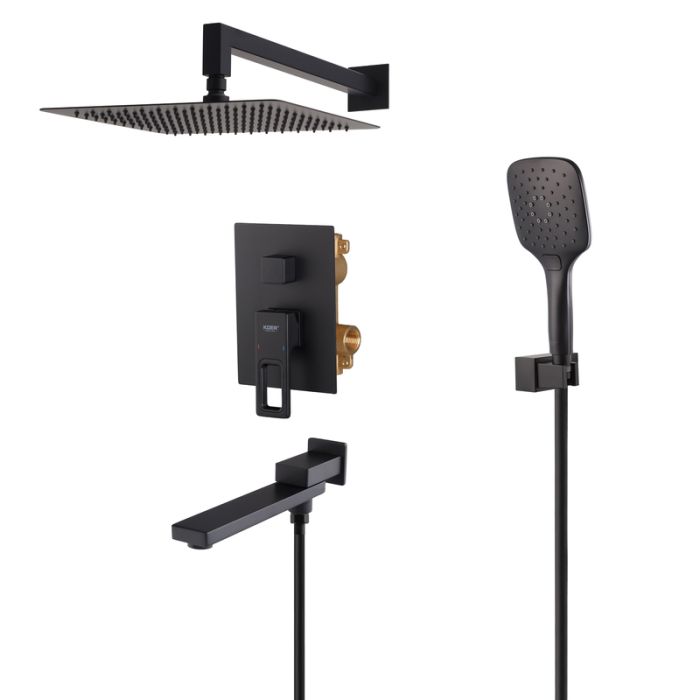 Душова система вбудована Koer KB-66009-05 3 функції (Колір чорний) (KR6020)