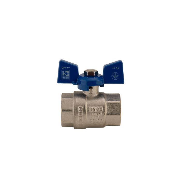 Кран кульовий Koer 3/4" ГГМ (KR.217.B) синій (KR2720)
