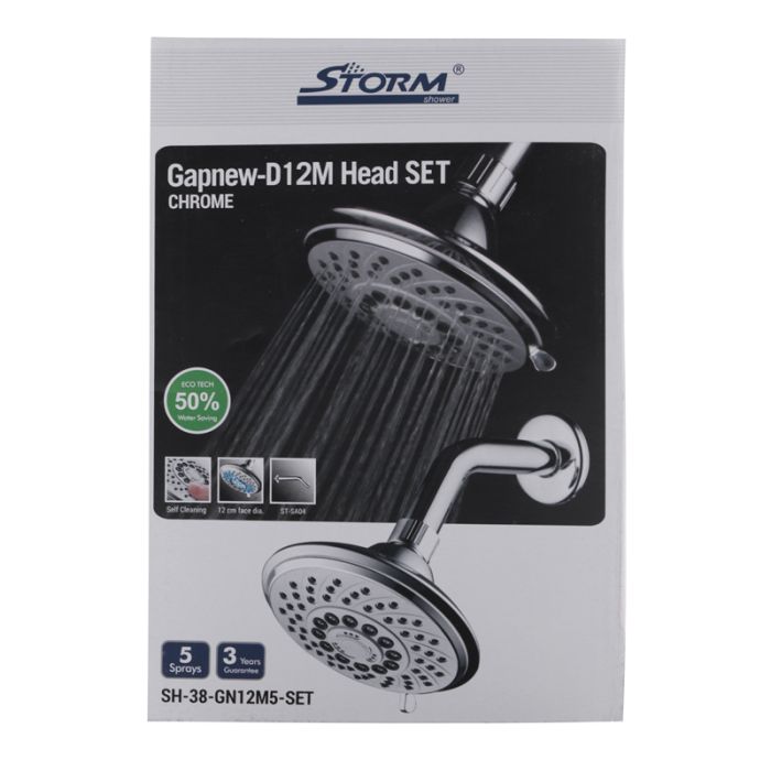 Лійка для душу Storm SH-38-GN12M5-SET (ST0026)