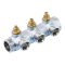 Колектор для теплої підлоги Koer KR.1127-3 - 1"x3 - 3/4 Ways (євроконус-площина) (KR4947)
