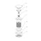 Донний клапан для раковини з переливом Zerix BV-09 GRAY 1 1/4" автоматичний Click-Clack (Колір графіт) (MY0415)