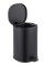 Відро для сміття з плавним закриттям овальне Zerix Prime-TC0105 Black 5л колір чорний (ZX5902)