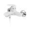Змішувач для ванни Plamix Rodri-009 Euro Set White (з шлангом, лійкою та кронштейном) (PM0740)