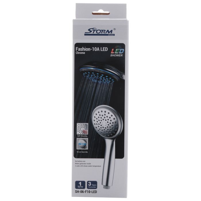 Лійка для душу Storm SH-06-F10-LED (ST0008)