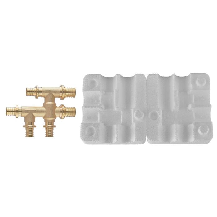 Трійник в од.площ. Koer KA.TU-20 - 20(2.8mm)x20(2.8mm)x20(2.8mm) (теплоізол.кожух) (KR5867)