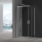 Душова кабіна без піддону Koer SR SC10-90x90x195-TR-01 прозоре скло Easy Clean 6мм, хром (KR5942)