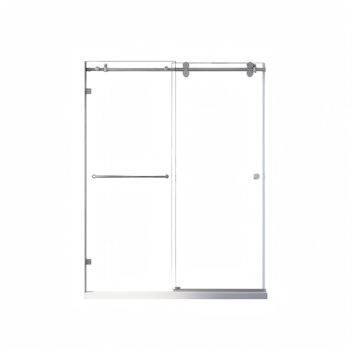 Двері в нішу Koer SR SD06-140x220-TR-01 прозоре скло Easy Clean 8мм, хром (KR5368)