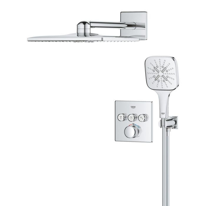 Прихована душова система з RSH SmartActive 310 Cube Grohe Grohtherm SmartControl (1039980000)