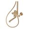 Душова колона зі змішувачем Zerix Rex-009-J Brushed Gold з нерж. сталі (Колір мат. золото) (ZX6125)