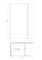 Душова перегородка Koer SR SP03-30x200-TR-01 Walk-In (рух.част) прозоре скло Easy Clean 8мм, хром (KR5399)