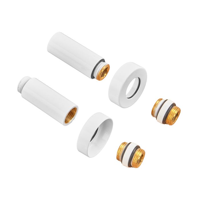 Комплект подовжувачів Koer KF.SET.06MF WHITE 1/2Fx1/2M білий (KR5850)