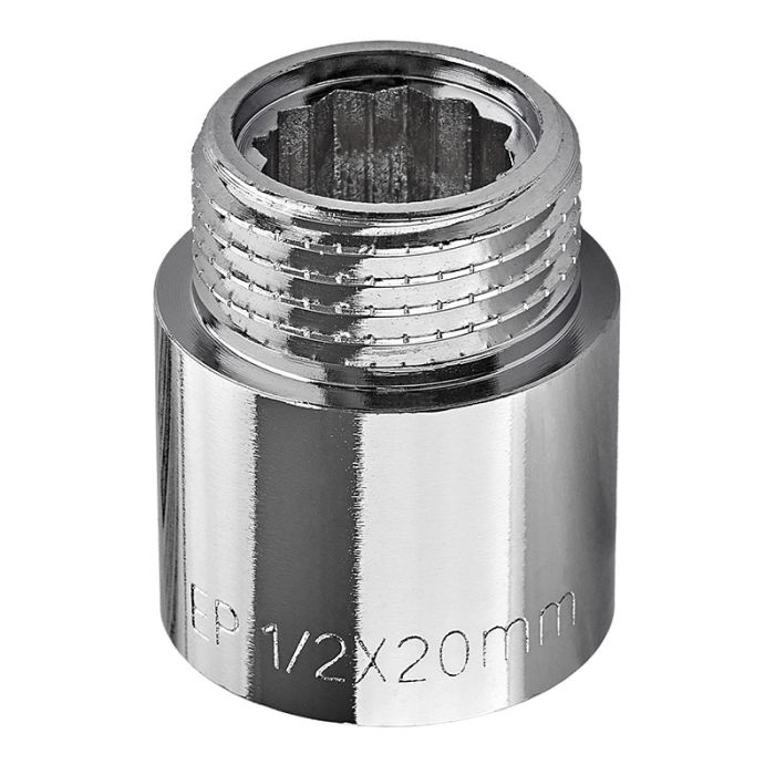 Подовжувач Europroduct EP.E020.Chr - 1/2"MF-20мм хром (EP6123)