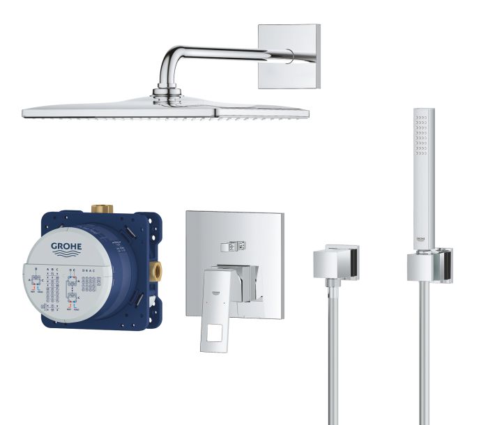 Душова система прихованого монтажу зі змішувачем Grohe Eurocube (25238000)
