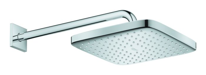Верхній душ з настінним кронштейном Grohe Tempesta Cube (26687000)