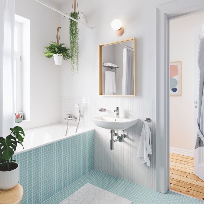 Сифон для раковини GROHE 28912000 без випуску (під донний клапан) без ревізії (Колір хром) 1 1/4'' (28912000)