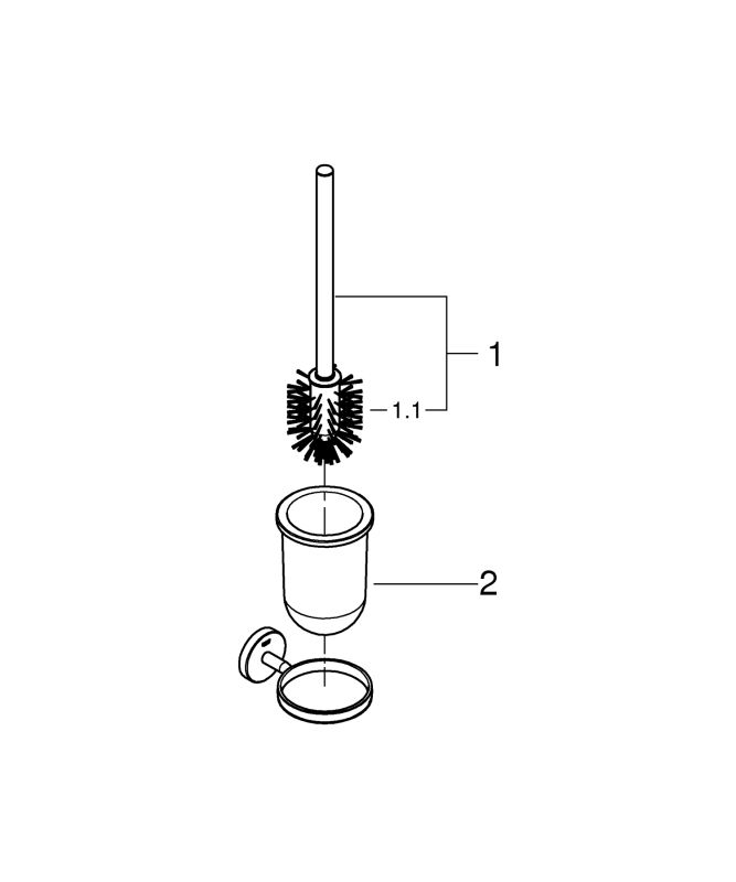 Йорж для унітазу Grohe Bau Cosmopolitan Neutral (40463001)