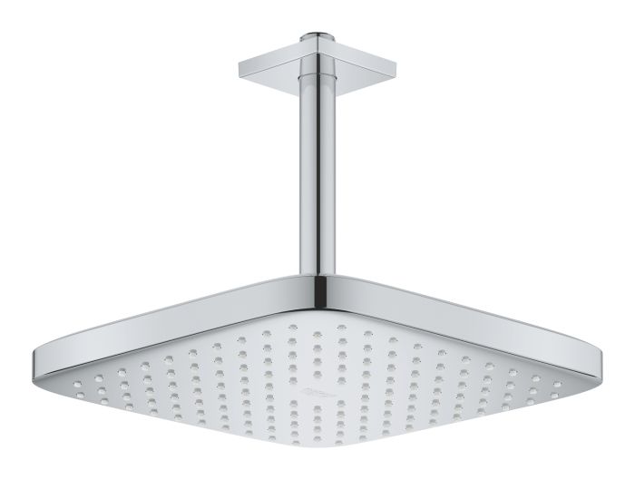 Верхній душ зі стельовим кронштейном Grohe Tempesta Cube (260088000)