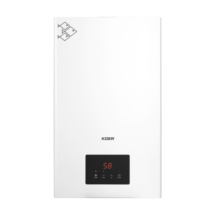 Котел електричний одноконтурний KOER KWH.E0116 WHITE 16 кВт колір білий (KR5562)