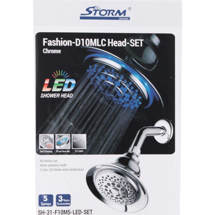 Лійка для душу Storm SH-31-F10M5-LED-SET (ST0019)