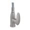 Змішувач для кухні PLAMIX CEZAR-011-B SET GRAPHITE REFL.GRAY з силіконовим виливом, з підведенням (PM0720)