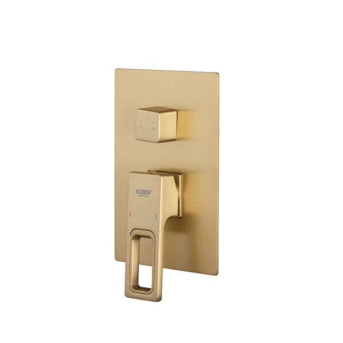 Душова система вбудована Koer KB-66009-12 3 функціі (Колір матове золото) (KR5992)