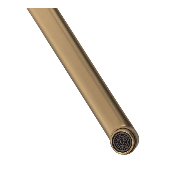 Змішувач для ванни Zerix Rex-006 (Euro) Brushed Gold з нерж. сталі (Колір матове золото) (ZX6119)