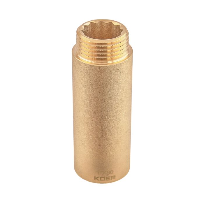 Подовжувач Koer KF.E10-80.WN - 1"-80мм без нікелю (KR5676)