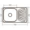 Мийка кухонна Zerix Z7848-08-180D (decor) (ZX1605)