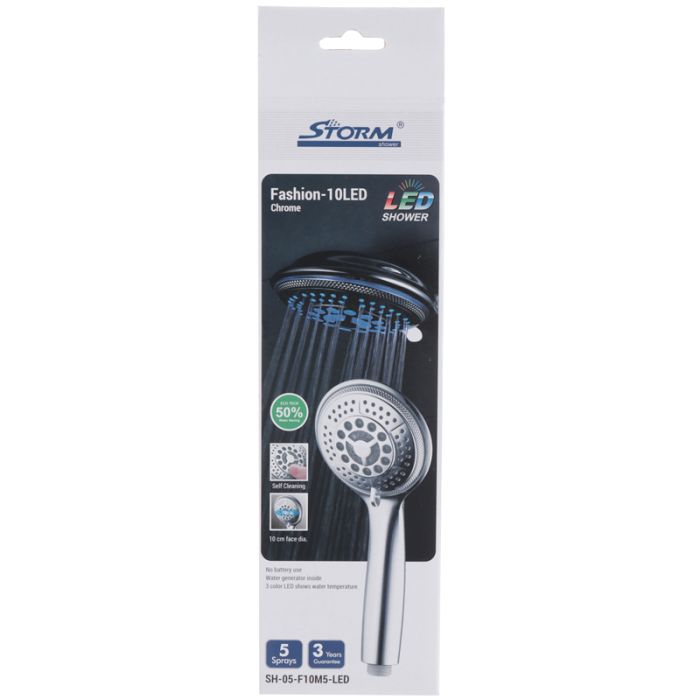 Лійка для душу Storm SH-05-F10M5-LED (ST0007)