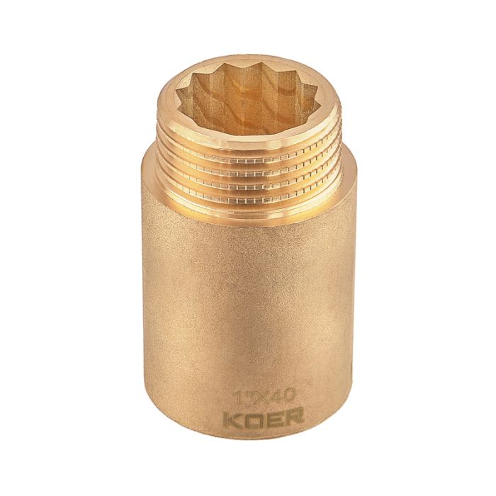 Подовжувач Koer KF.E10-40.WN - 1"-40мм без нікелю (KR5673)