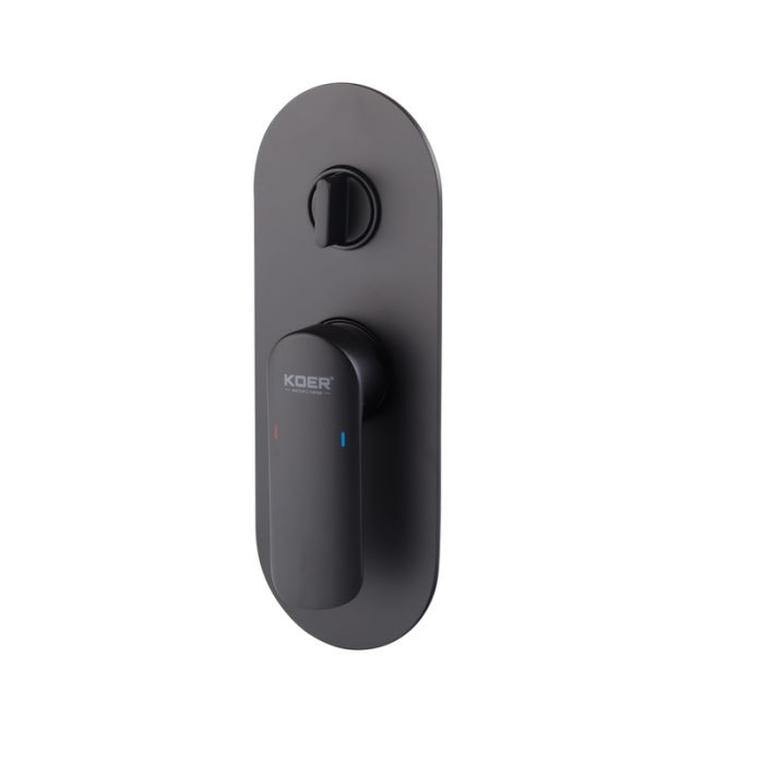 Вбудована душова система Koer KB-62028-05 2 функції (Колір чорний) (KR6009)