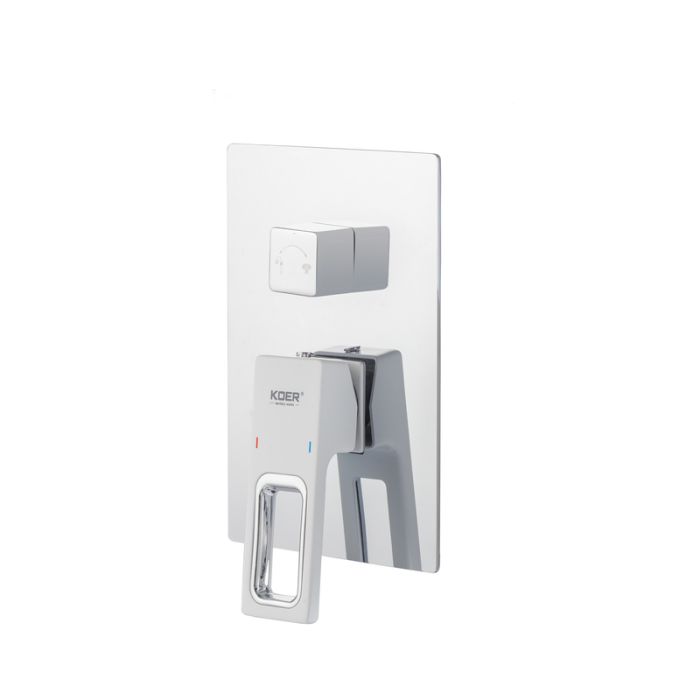 Душова система вбудована Koer KB-66009-04 3 функціі (Колір хром+білий) (KR5990)