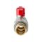Кран з американкою Koer Extreme KE.227-20 - 3/4" ручка "метелик" червона (KR5766)