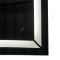 Дзеркало Zerix Kubix MR04-80x60-REVERSE з LED Touch, Anti-fog, димером, регулятором яскравості (ZX6054)