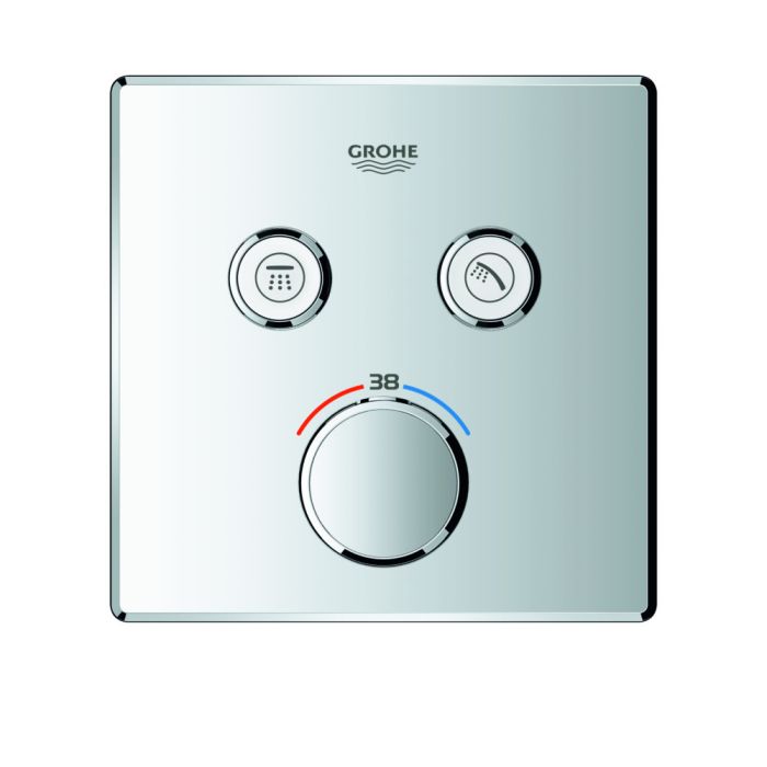 Термостат прихованого монтажу на 2 споживача Grohe Grohtherm SmartControl (29124000)