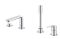 Одноважільний змішувач для ванни на 4 отвори Grohe Lineare (19577001)