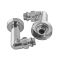 Комплект кранів для рушникосушки кутовий Koer KR.SET.550 - M1/2''xM1/2'' запірний, хромований (KR5840)