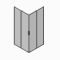 Душова кабіна без піддону Koer SR SC10-90x90x195-TR-01 прозоре скло Easy Clean 6мм, хром (KR5942)