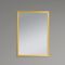 Дзеркало настінне Zerix FONTE MRZ09-70x85-Reverse GOLD прямокутне в золотій рамі (ZX5639)