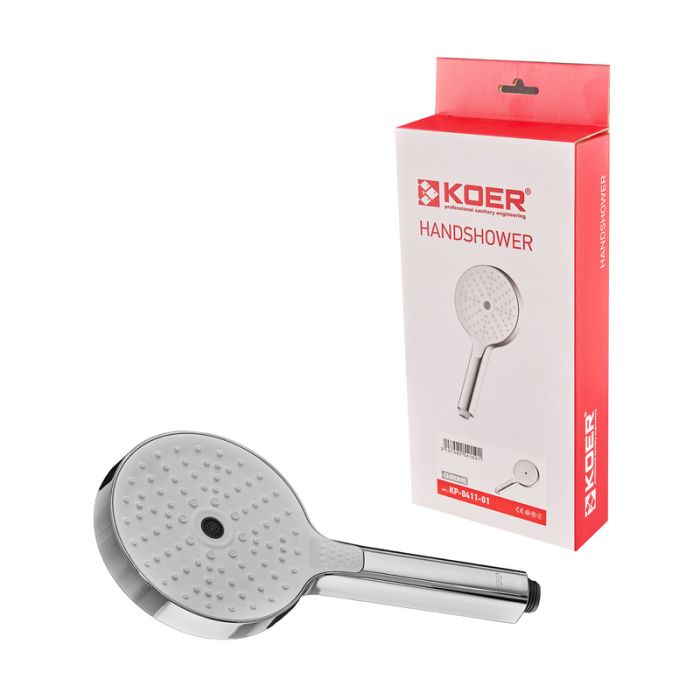 Лійка для душу Koer KP-0411-01 3 функції (Колір хром) (KR5415)